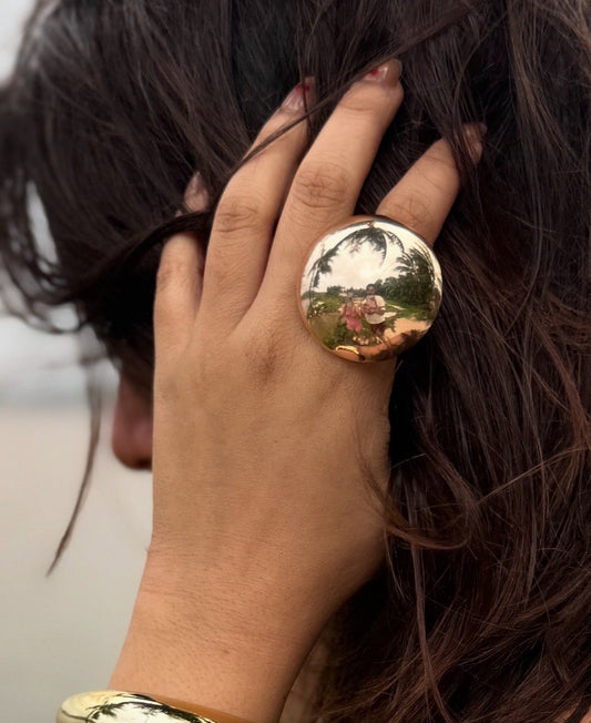 Sunset Dome Ring