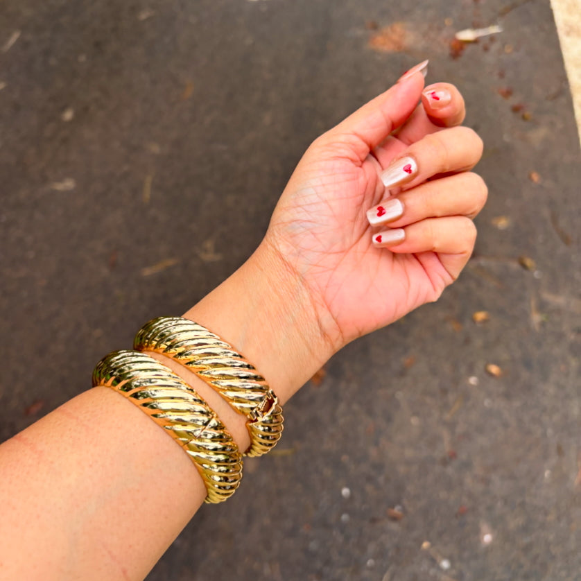 Golden Spiral Cuffs
