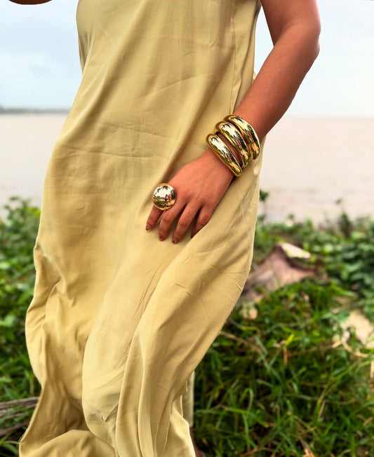 Chunky bracelet stack