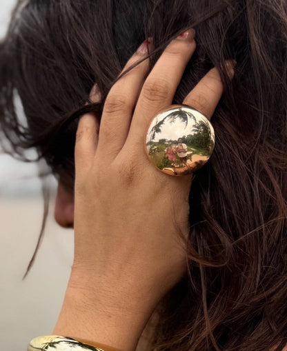 Sunset Dome Ring